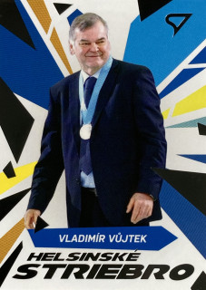 2023 Hokejové Slovensko #HS-26 Vladimír Vůjtek - HELSINSKÉ STRIEBRO