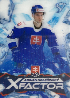 2023 Hokejové Slovensko #FX-12 Adrián Holešinský - XFACTOR