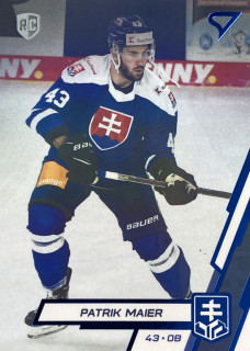 2023 Hokejové Slovensko BLUE #16 Patrik Maier