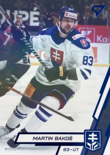 2023 Hokejové Slovensko BLUE #21 Martin Bakoš