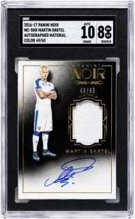 2016/17 Panini Noir #MC-SKR Martin Škrtel - AUTOGRAPHED MATERIAL /65 - SGC-8
