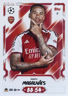 2026/27 Match Attax UCC #012 Gabriel Magalhães [Arsenal]