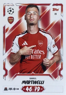 2026/27 Match Attax UCC #020 Gabriel Martinelli [Arsenal]