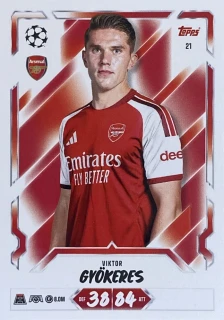 2026/27 Match Attax UCC #021 Viktor Gyökeres [Arsenal]