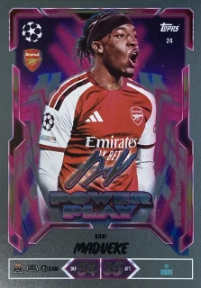 2026/27 Match Attax UCC #024 Noni Madueke - POWER PLAY SIGNATURE STYLE [Arsenal]