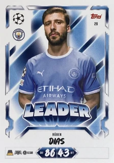 2026/27 Match Attax UCC #029 Rúben Dias - LEADER [Manchester City]