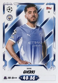 2026/27 Match Attax UCC #036 Rayan Cherki [Manchester City]