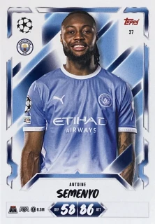 2026/27 Match Attax UCC #037 Antoine Semenyo [Manchester City]
