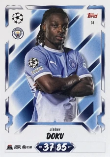 2026/27 Match Attax UCC #038 Jérémy Doku [Manchester City]