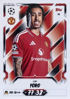 2026/27 Match Attax UCC #048 Leny Yoro [Manchester United]