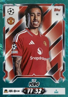 2026/27 Match Attax UCC #048 Leny Yoro - GREEN [Manchester United]