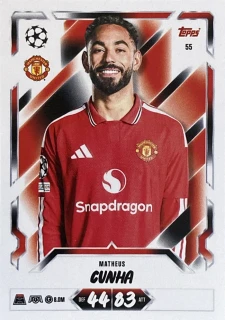 2026/27 Match Attax UCC #055 Matheus Cunha [Manchester United]