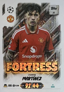 2026/27 Match Attax UCC #062 Lisandro Martínez - FORTRESS [Manchester United]