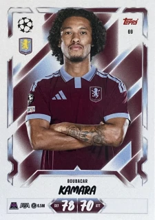 2026/27 Match Attax UCC #069 Boubacar Kamara [Aston Villa]