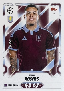 2026/27 Match Attax UCC #072 Morgan Rogers [Aston Villa]