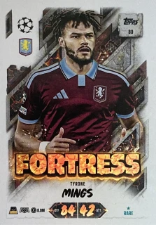2026/27 Match Attax UCC #080 Tyrone Mings - FORTRESS [Aston Villa]