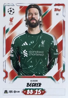 2026/27 Match Attax UCC #082 Alisson Becker [Liverpool]