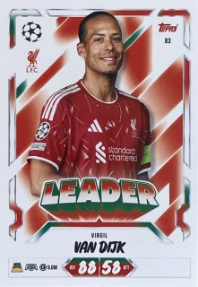 2026/27 Match Attax UCC #083 Virgil van Dijk - LEADER [Liverpool]