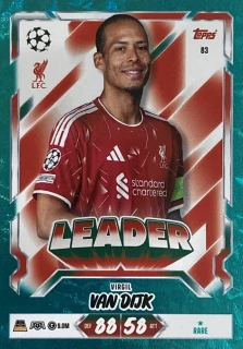 2026/27 Match Attax UCC #083 Virgil van Dijk - LEADER GREEN [Liverpool]