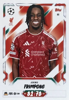 2026/27 Match Attax UCC #085 Jeremie Frimpong [Liverpool]