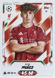 2026/27 Match Attax UCC #090 Victor Muñoz [Liverpool]