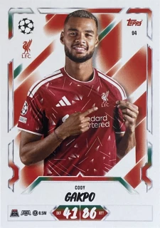 2026/27 Match Attax UCC #094 Cody Gakpo [Liverpool]