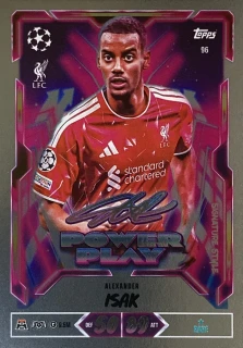 2026/27 Match Attax UCC #096 Alexander Isak - POWER PLAY SIGNATURE STYLE [Liverpool]