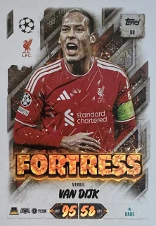 2026/27 Match Attax UCC #098 Virgil van Dijk - FORTRESS [Liverpool]
