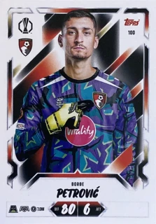 2026/27 Match Attax UCC #100 Đorđe Petrović [AFC Bournemouth]