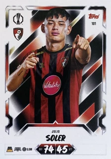 2026/27 Match Attax UCC #101 Julio Soler [AFC Bournemouth]