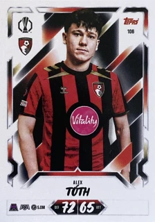 2026/27 Match Attax UCC #106 Alex Tóth [AFC Bournemouth]