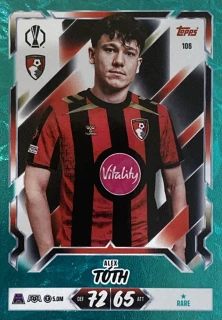 2026/27 Match Attax UCC #106 Alex Tóth - GREEN [AFC Bournemouth]