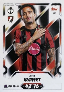 2026/27 Match Attax UCC #107 Justin Kluivert [AFC Bournemouth]