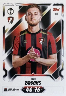 2026/27 Match Attax UCC #108 David Brooks [AFC Bournemouth]