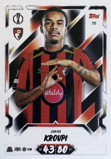 2026/27 Match Attax UCC #111 Junior Kroupi [AFC Bournemouth]