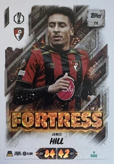 2026/27 Match Attax UCC #116 James Hill - FORTRESS [AFC Bournemouth]
