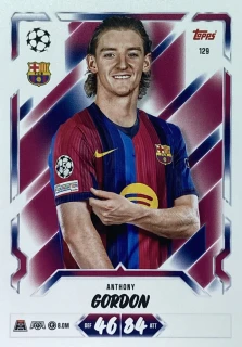 2026/27 Match Attax UCC #129 Anthony Gordon [FC Barcelona]