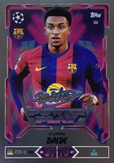 2026/27 Match Attax UCC #132 Alejandro Balde - POWER PLAY SIGNATURE STYLE [FC Barcelona]