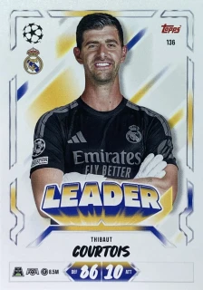 2026/27 Match Attax UCC #136 Thibaut Courtois - LEADER [Real Madrid CF]