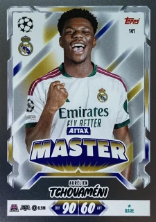2026/27 Match Attax UCC #141 Aurélien Tchouaméni - ATTAX MASTER [Real Madrid CF]