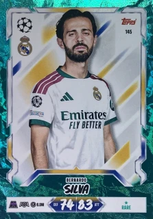 2026/27 Match Attax UCC #145 Bernardo Silva - GREEN [Real Madrid CF]