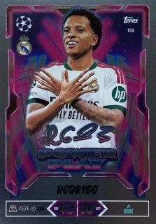 2026/27 Match Attax UCC #150 Rodrygo - POWER PLAY SIGNATURE STYLE [Real Madrid CF]