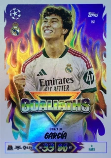 2026/27 Match Attax UCC #151 Gonzalo García - GOALIATHS [Real Madrid CF]