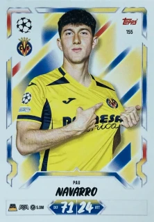 2026/27 Match Attax UCC #155 Pau Navarro [Villarreal CF]