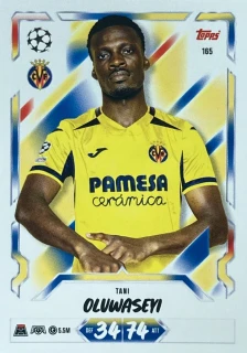 2026/27 Match Attax UCC #165 Tani Oluwaseyi [Villarreal CF]