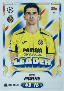 2026/27 Match Attax UCC #166 Gerard Moreno - LEADER [Villarreal CF]