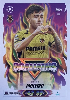2026/27 Match Attax UCC #169 Alberto Moleiro - GOALIATHS [Villarreal CF]
