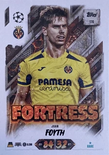 2026/27 Match Attax UCC #170 Juan Foyth - FORTRESS [Villarreal CF]
