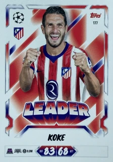 2026/27 Match Attax UCC #177 Koke - LEADER [Atlético de Madrid]