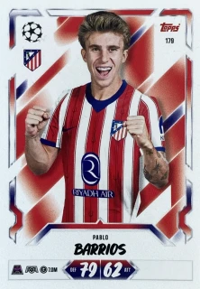 2026/27 Match Attax UCC #179 Pablo Barrios [Atlético de Madrid]